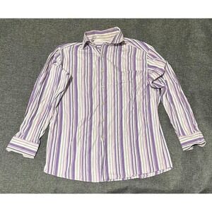 Pronto Uomo Men's L Striped Long Sleeve Shirt